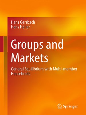 cover image of Groups and Markets